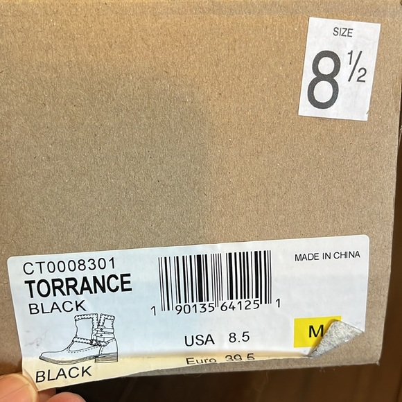 Comfortiva pillow top memory foam black boots - Picture 7 of 7